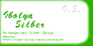 ibolya silber business card